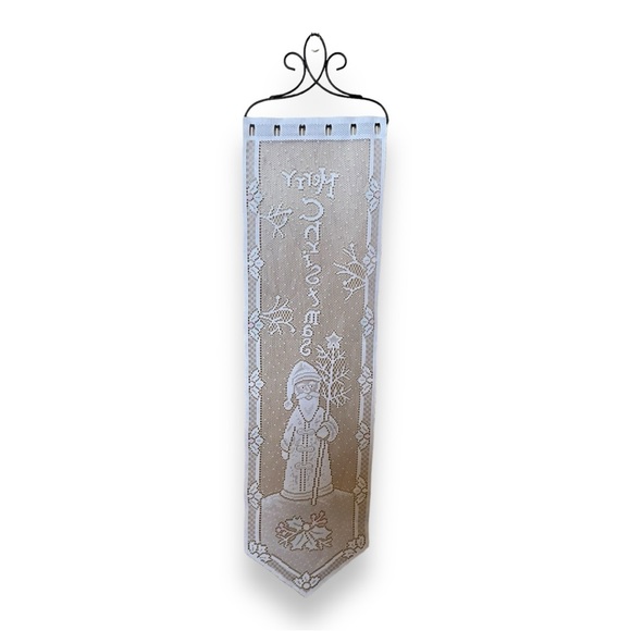 Other - Merry Christmas Lace Decorative Wall Hanging